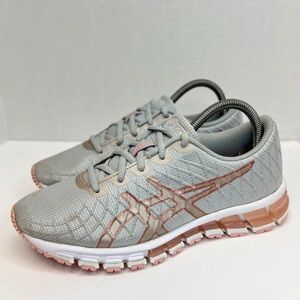 Asics Gel-Quantum 90 Women's Running Shoes Sz 8 1012A213 Grey/Pink Superb!